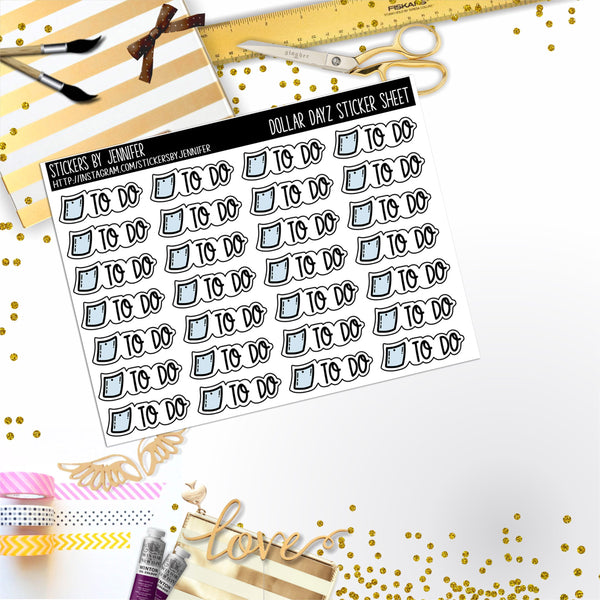 Deco Mini DD692 Planner Stickers, Bullet Journal, Functional Planner Stickers, Stationary Stickers