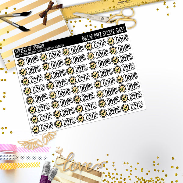 Deco Mini DD695 Planner Stickers, Bullet Journal, Functional Planner Stickers, Stationary Stickers