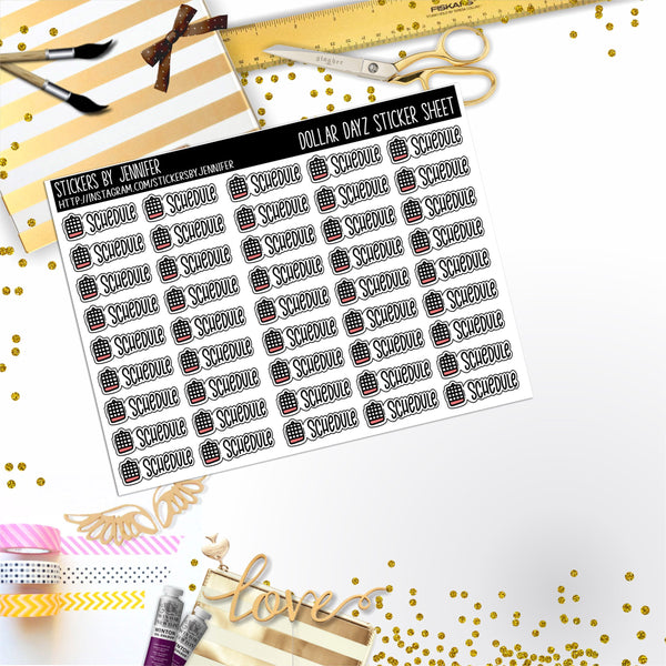Deco Mini DD698 Planner Stickers, Bullet Journal, Functional Planner Stickers, Stationary Stickers