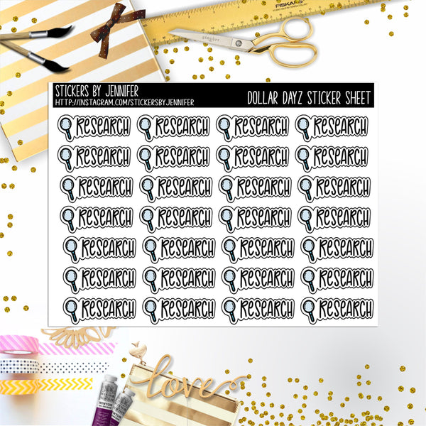 Deco Mini DD703 Planner Stickers, Bullet Journal, Functional Planner Stickers, Stationary Stickers