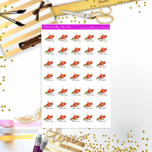 Make Carmel Apples Stickers, Planner Stickers, Journal Stickers, Functional Planner Stickers, Stationary Stickers