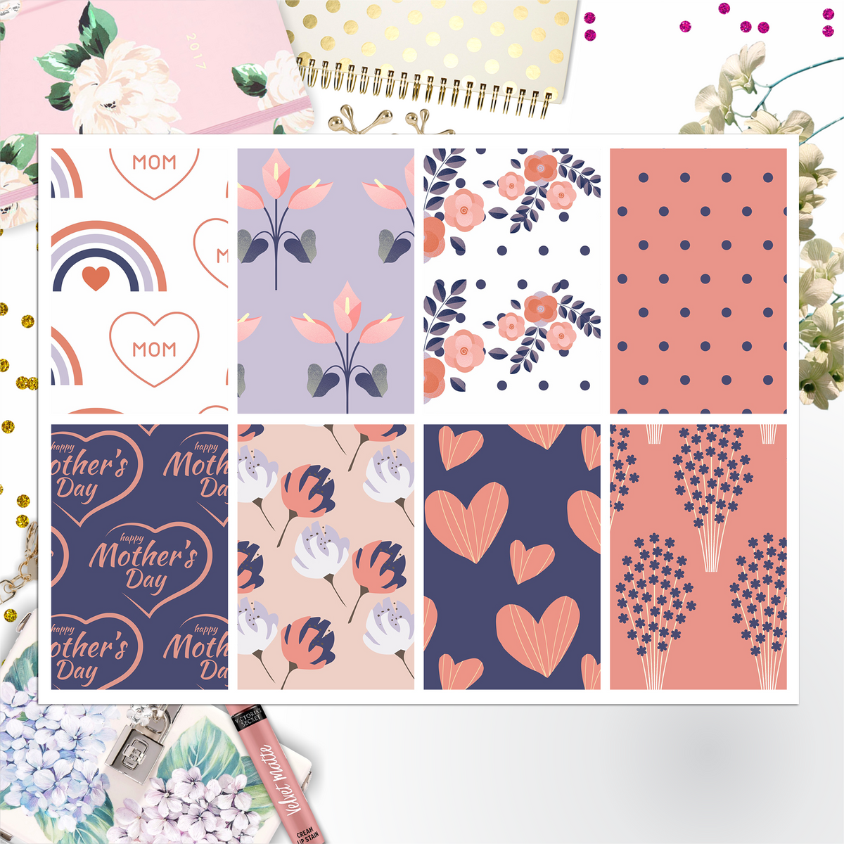 Mother's Day Full Box Big Happy Planner, Erin Condren, Classic Happy Planner
