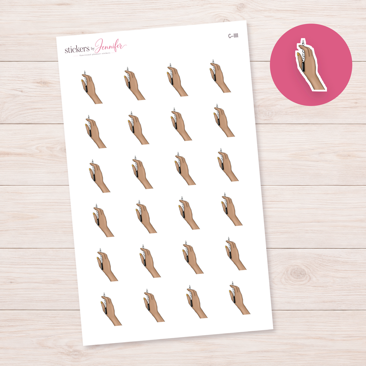 Pen in Hand Planner Stickers | C-1111