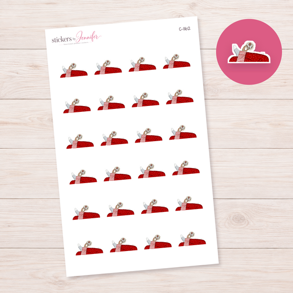 Holiday Cocoa by the Sofa Planner Stickers | C-1162