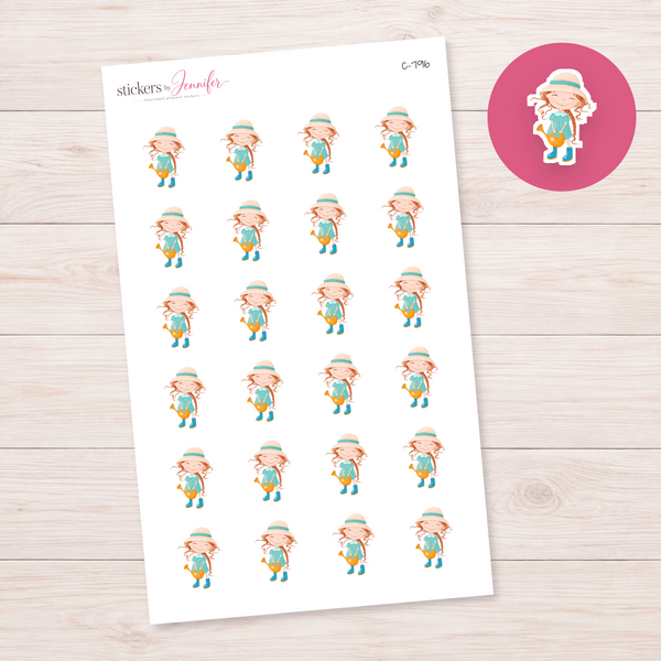 Farm Girl Planner Stickers | C-796