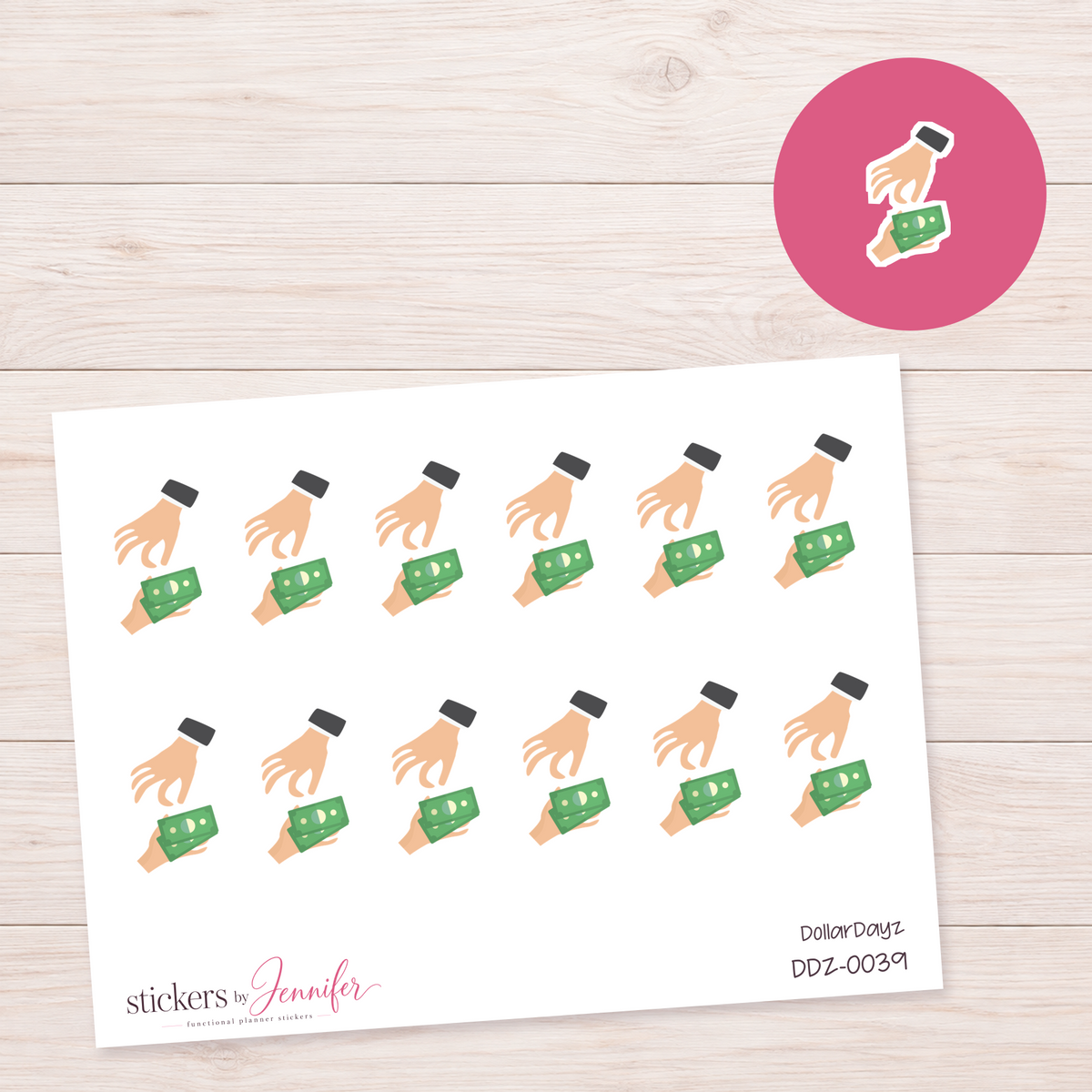Donation Planner Stickers | DDZ-0039