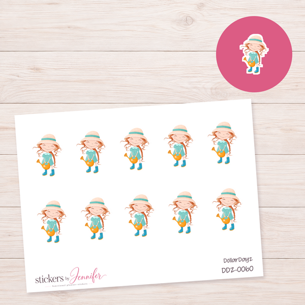 Farm Girl Planner Stickers | DDZ-0060