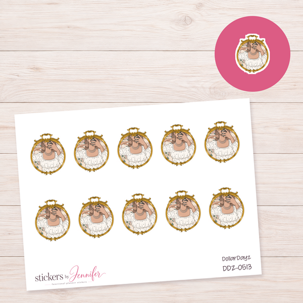 Skincare Mirror Planner Stickers | DDZ-0513