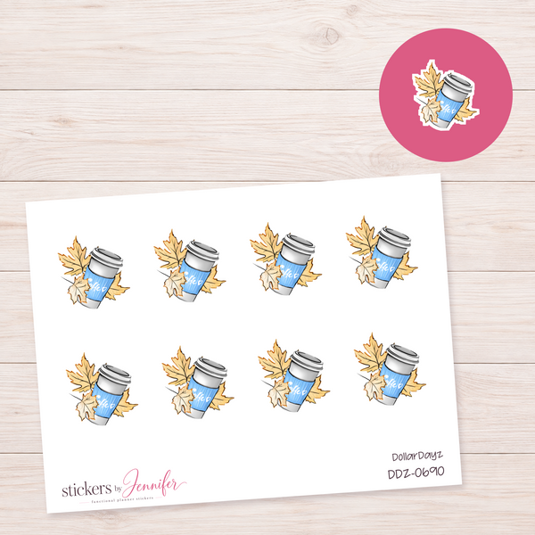 Fall School Break Planner Stickers | DDZ-0690