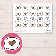DDZ-10004 planner sticker sheet with enlarged sticker detail