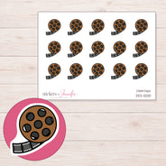 DDZ-10010 planner sticker sheet with enlarged sticker detail