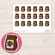 DDZ-10045 planner sticker sheet with enlarged sticker detail