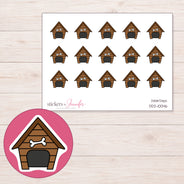 DDZ-10046 planner sticker sheet with enlarged sticker detail