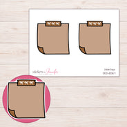 DDZ-10067 planner sticker sheet with enlarged sticker detail