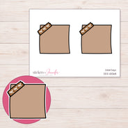 DDZ-10068 planner sticker sheet with enlarged sticker detail