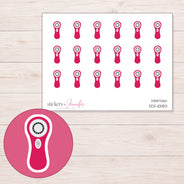 DDZ-10083 planner sticker sheet with enlarged sticker detail