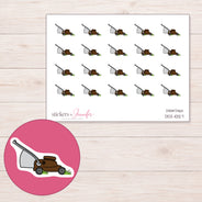 DDZ-10127 planner sticker sheet with enlarged sticker detail
