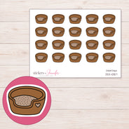 DDZ-10157 planner sticker sheet with enlarged sticker detail