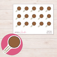 DDZ-10172 planner sticker sheet with enlarged sticker detail