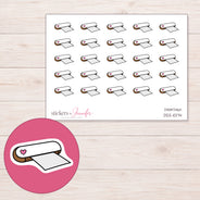DDZ-10174 planner sticker sheet with enlarged sticker detail