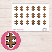 DDZ-10178 planner sticker sheet with enlarged sticker detail