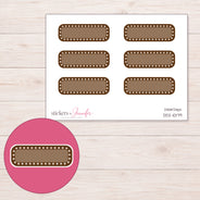 DDZ-10179 planner sticker sheet with enlarged sticker detail