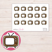 DDZ-10181 planner sticker sheet with enlarged sticker detail