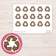 DDZ-10184 planner sticker sheet with enlarged sticker detail