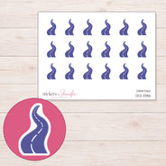 DDZ-10186 planner sticker sheet with enlarged sticker detail