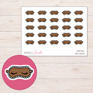 DDZ-10200 planner sticker sheet with enlarged sticker detail