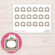 DDZ-10228 planner sticker sheet with enlarged sticker detail
