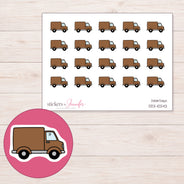 DDZ-10242 planner sticker sheet with enlarged sticker detail