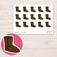 DDZ-10244 planner sticker sheet with enlarged sticker detail