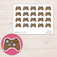 DDZ-10247 planner sticker sheet with enlarged sticker detail