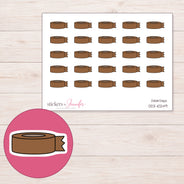 DDZ-10249 planner sticker sheet with enlarged sticker detail