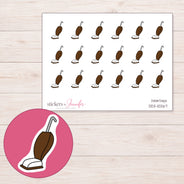 DDZ-10267 planner sticker sheet with enlarged sticker detail