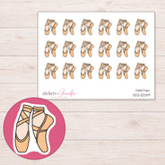 DDZ-10289 planner sticker sheet with enlarged sticker detail