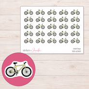 DDZ-10300 planner sticker sheet with enlarged sticker detail