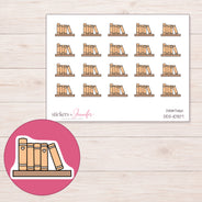 DDZ-10307 planner sticker sheet with enlarged sticker detail