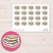 DDZ-10308 planner sticker sheet with enlarged sticker detail