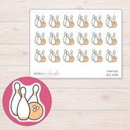DDZ-10315 planner sticker sheet with enlarged sticker detail