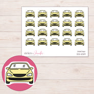 DDZ-10319 planner sticker sheet with enlarged sticker detail