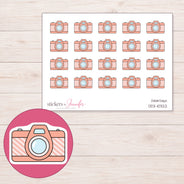DDZ-10322 planner sticker sheet with enlarged sticker detail