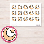 DDZ-10341 planner sticker sheet with enlarged sticker detail