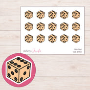 DDZ-10354 planner sticker sheet with enlarged sticker detail
