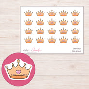 DDZ-10365 planner sticker sheet with enlarged sticker detail