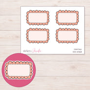 DDZ-10368 planner sticker sheet with enlarged sticker detail