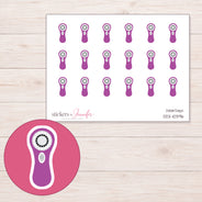 DDZ-10396 planner sticker sheet with enlarged sticker detail