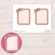 DDZ-10403 planner sticker sheet with enlarged sticker detail