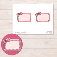 DDZ-10420 planner sticker sheet with enlarged sticker detail